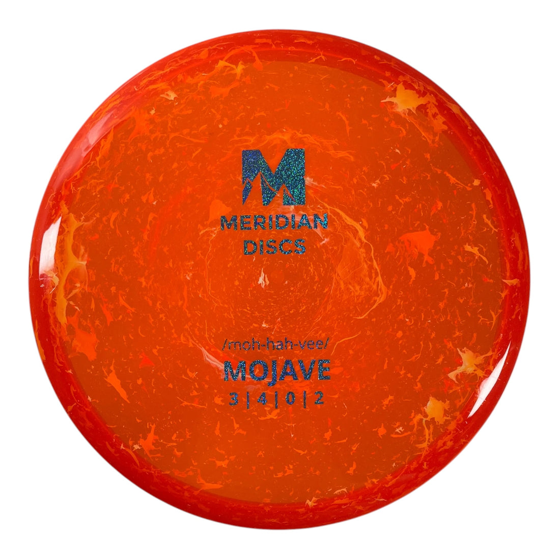 Meridian Discs Mojave | Marbled Clarus | Orange/Sparkle 175g Disc Golf
