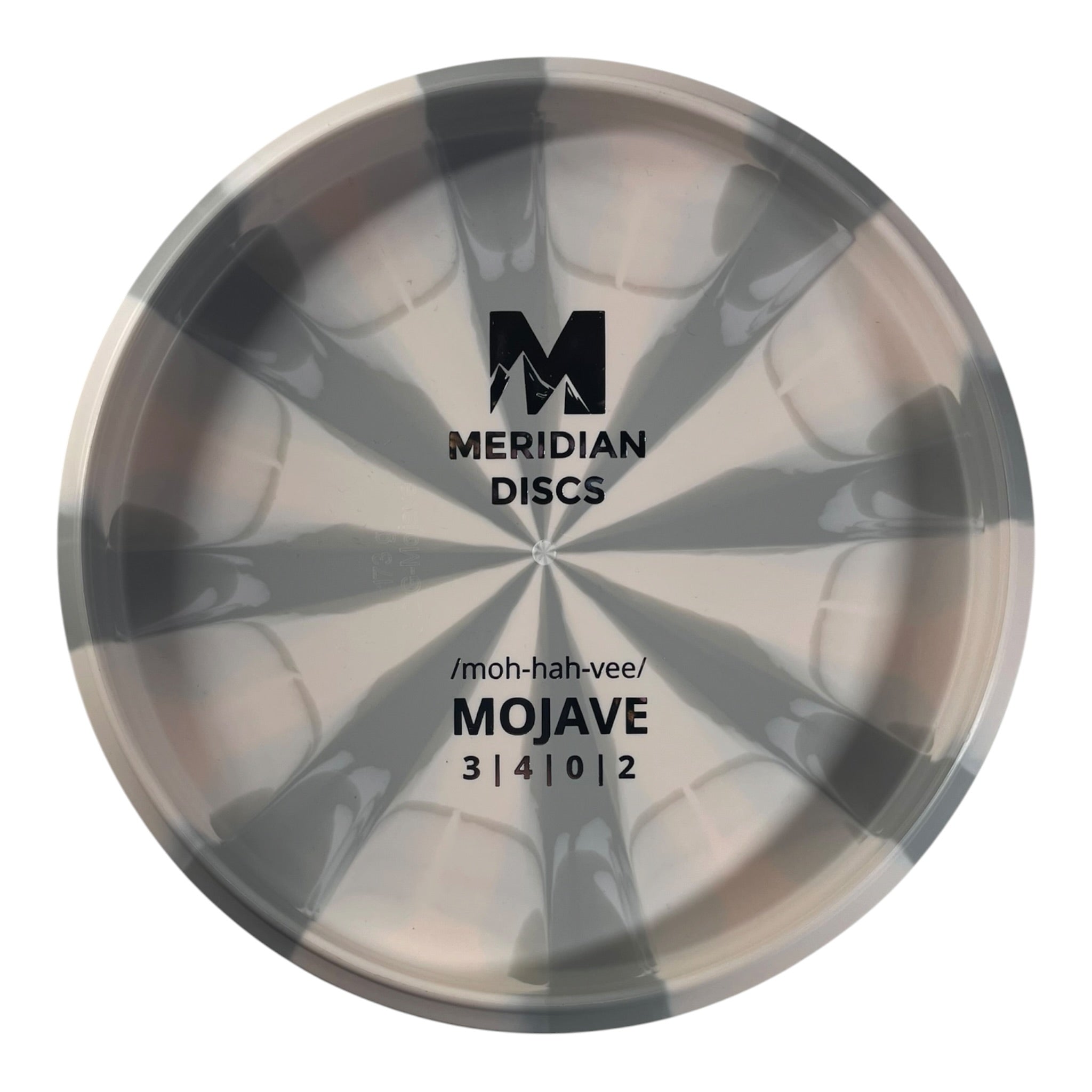 Meridian Discs Mojave | Marbled Graphite | Grey/Silver 173g (Bottom Stamp) Disc Golf