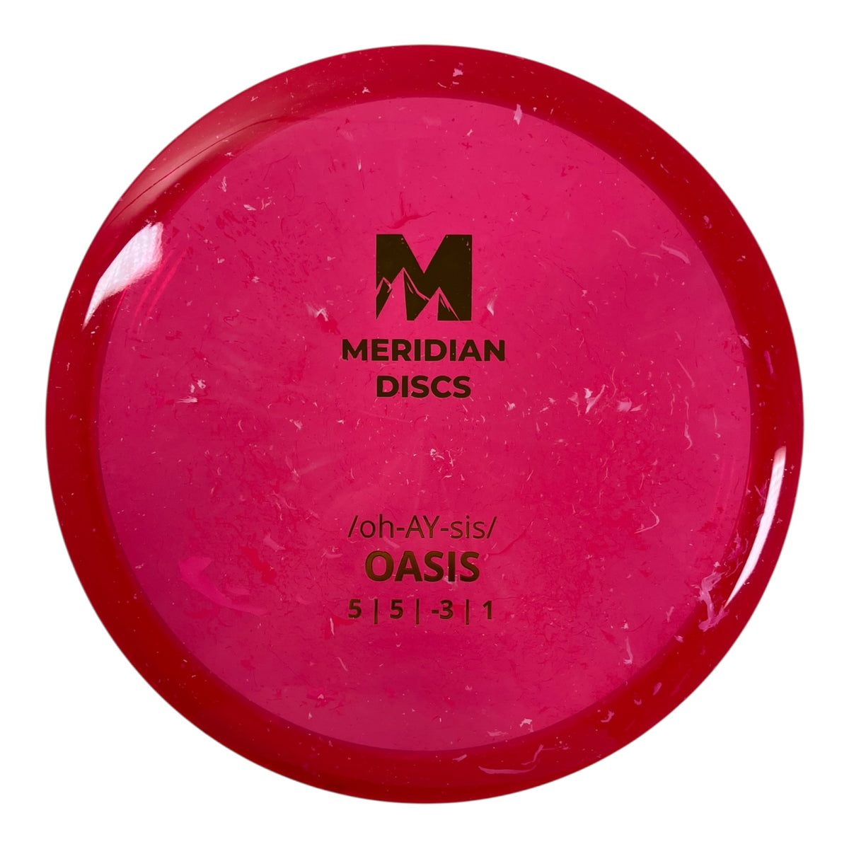 Meridian Discs Oasis | Marbled Clarus | Red/Gold 176g Disc Golf