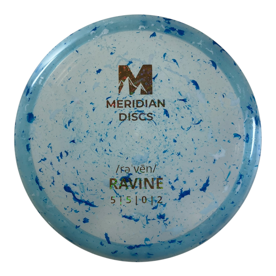 Meridian Ravine | Marble Clarus | Blue/Gold 178g Disc Golf