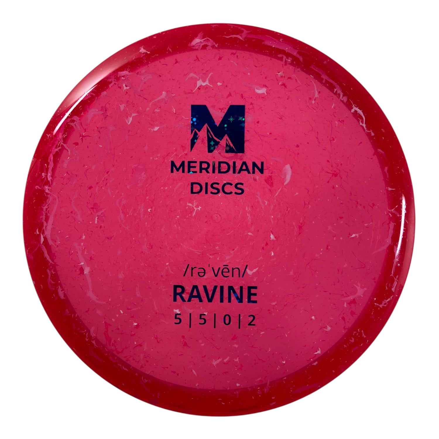 Meridian Ravine | Marble Clarus | Red/Black 179g Disc Golf