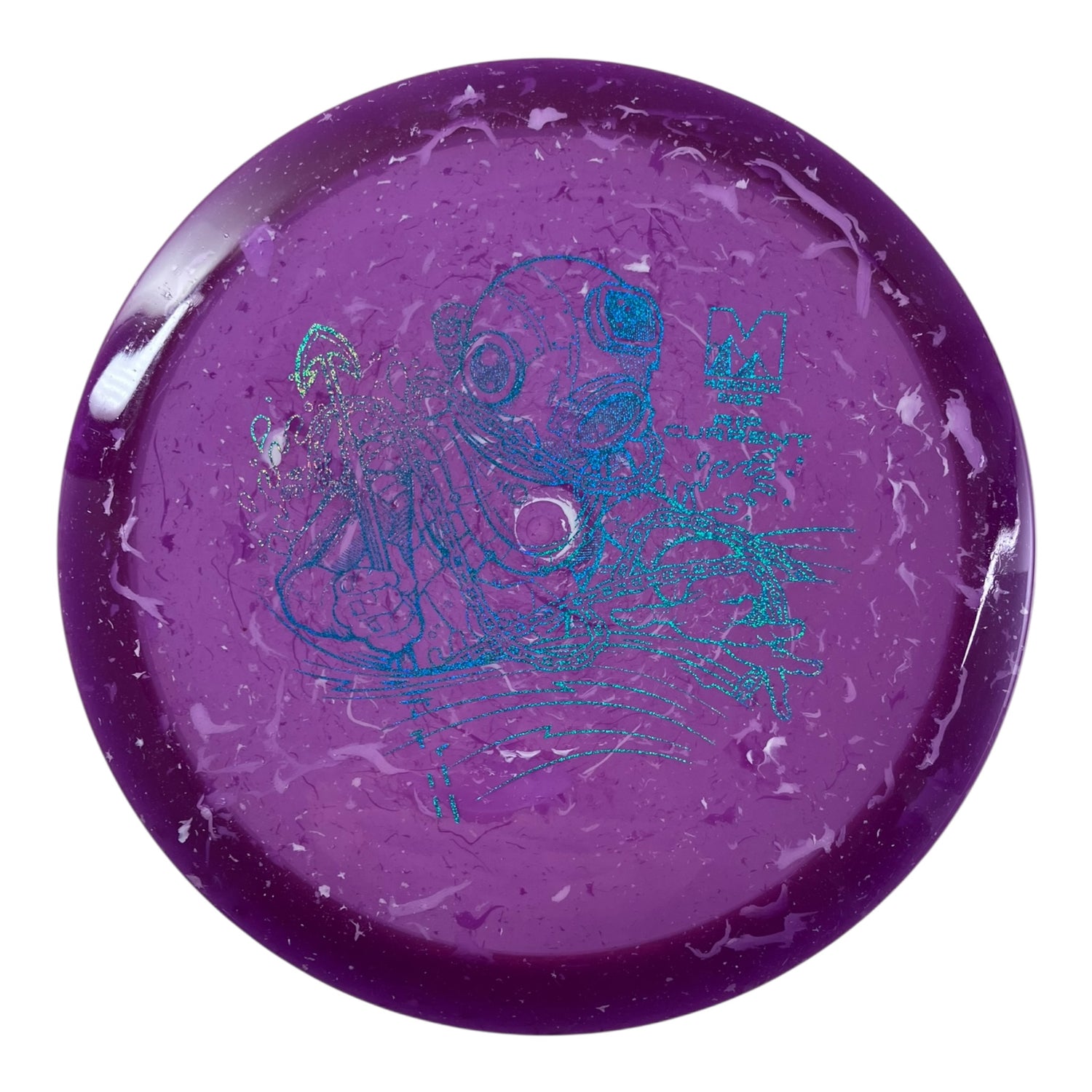 Meridian Rip Current | Marble Clarus | Purple/Blue 175g Disc Golf