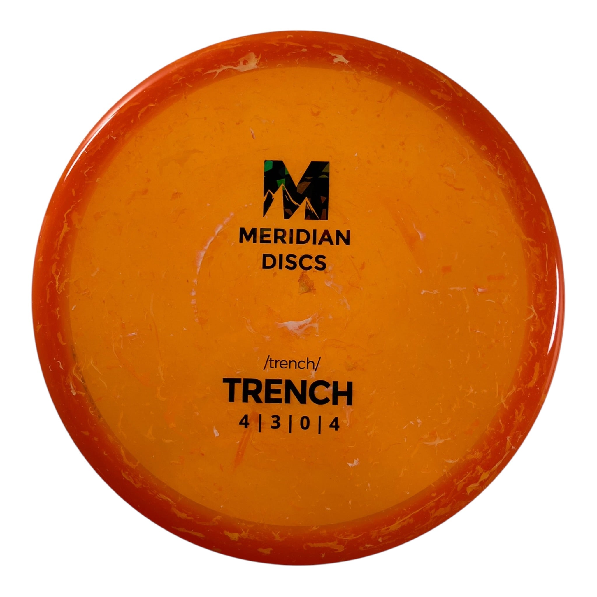 Meridian Trench | Marble Clarus | Orange/Black 174-175g Disc Golf