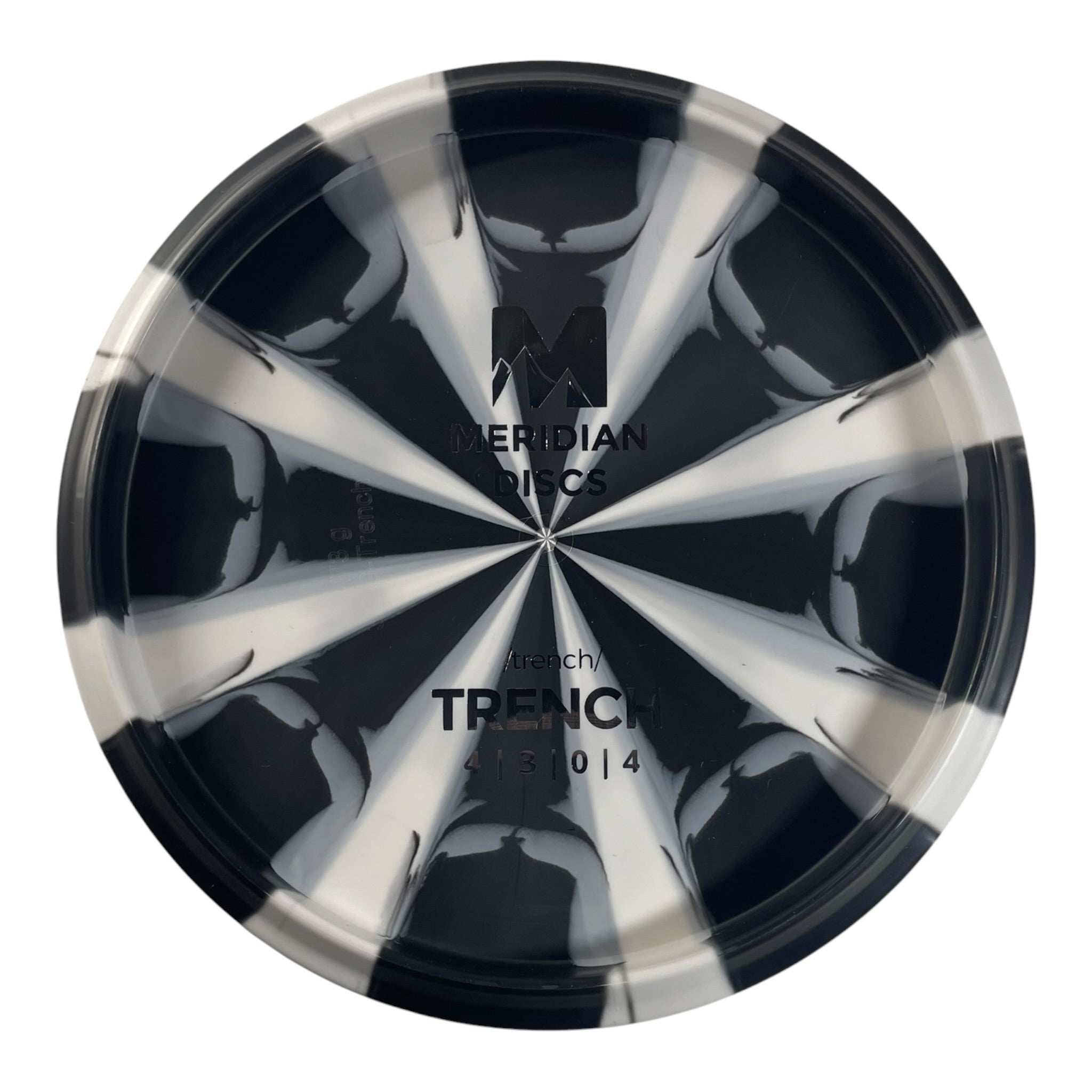 Meridian Discs Trench | Marbled Graphite | Black/Silver 173g (Bottom Stamp) Disc Golf