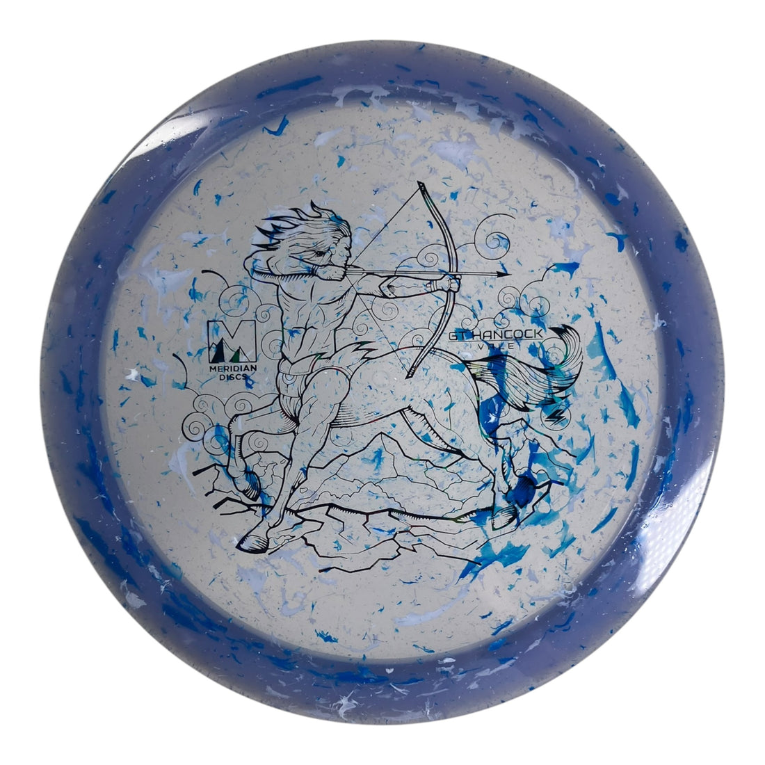 Meridian Discs Vale | Borealis | Blue/Black 175g (GT Hancock) Disc Golf