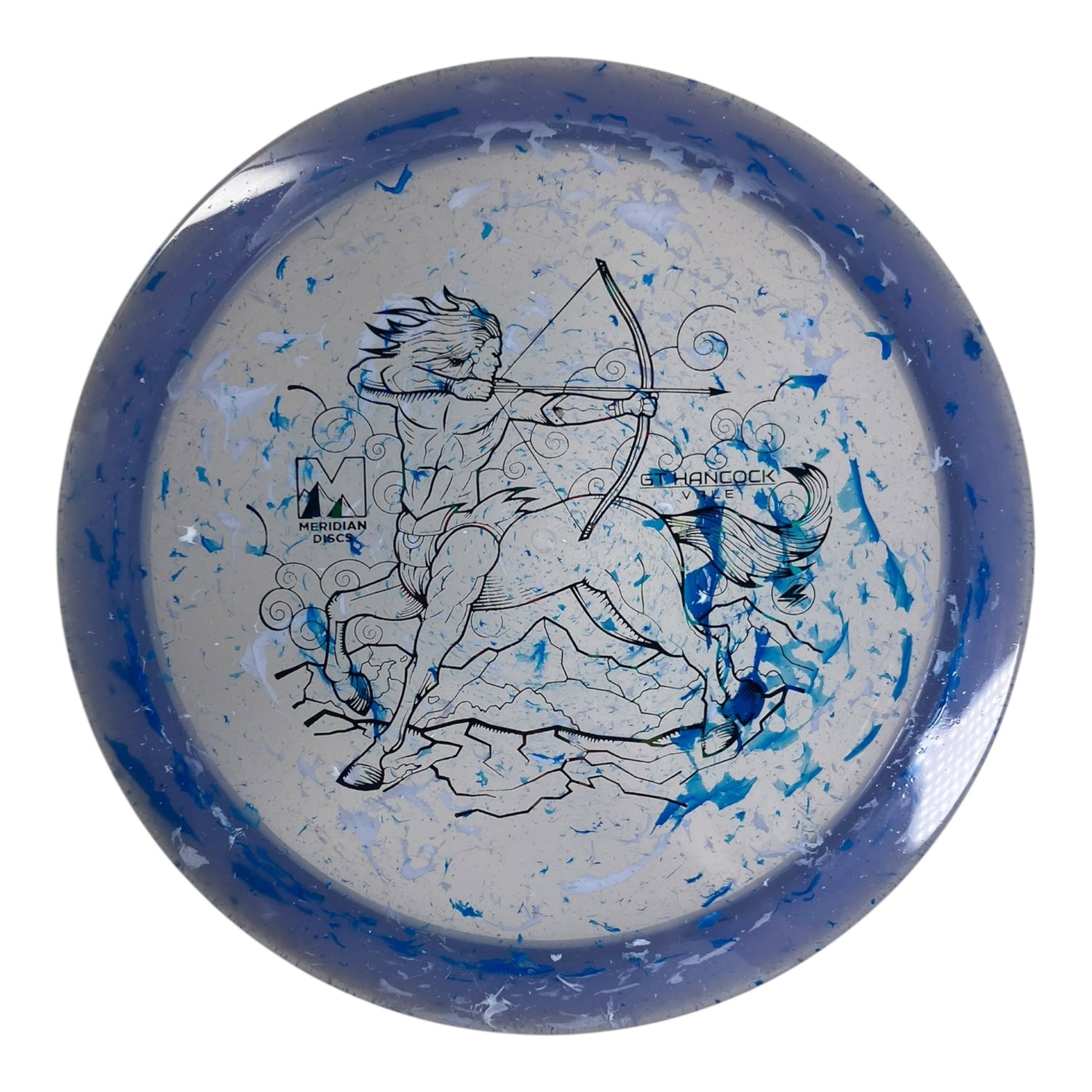Meridian Discs Vale | Borealis | Blue/Black 175g (GT Hancock) Disc Golf