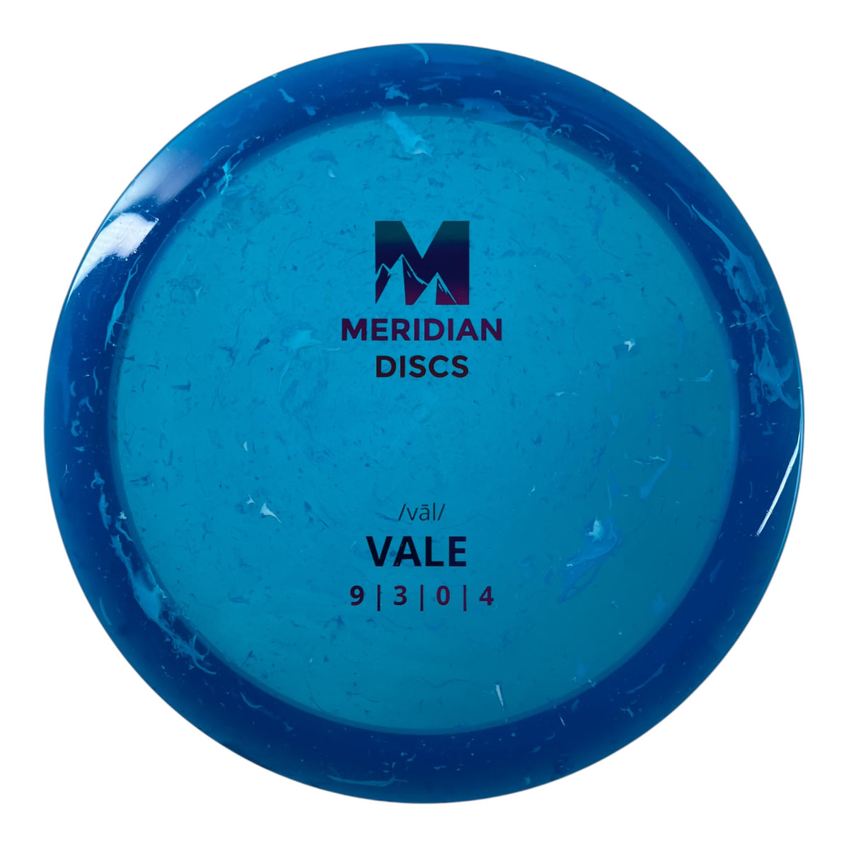 Meridian Vale | Marble Clarus | Blue/Sunset 174g Disc Golf