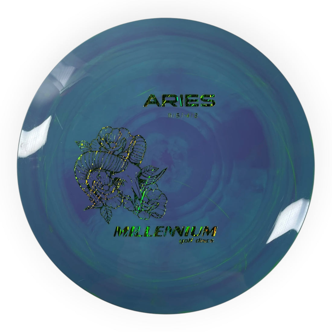 Millennium Golf Discs Aries | Sirius Swirly | Blue/Green Holo 170g Disc Golf