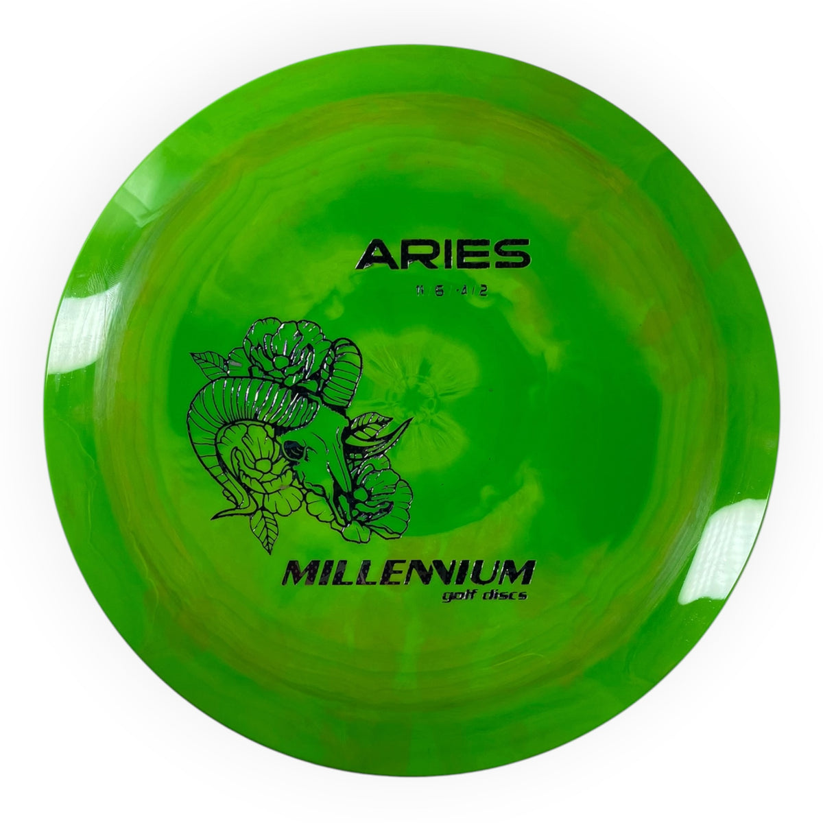 Millennium Golf Discs Aries | Sirius Swirly | Green/Purple 169g Disc Golf