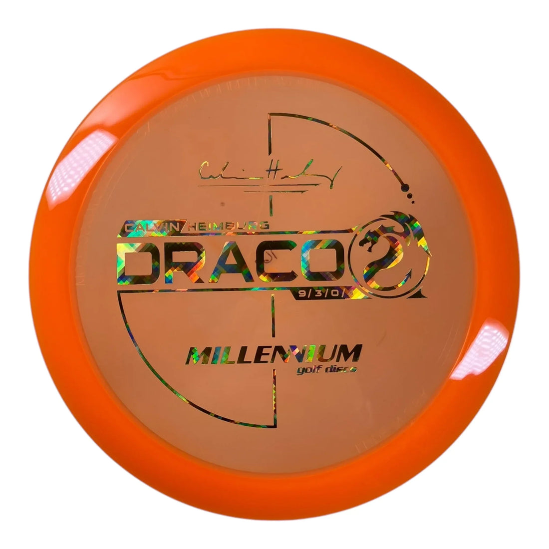 Millennium Golf Discs Draco | Quantum | Orange/Gold 163g (Calvin Heimburg) Disc Golf