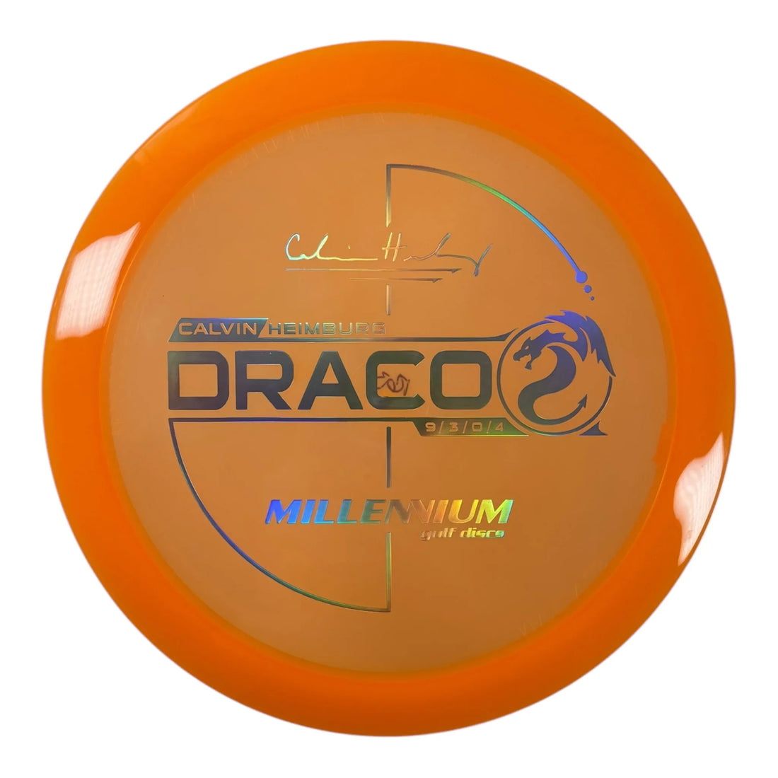 Millennium Golf Discs Draco | Quantum | Orange/Holo 163g (Calvin Heimburg) Disc Golf
