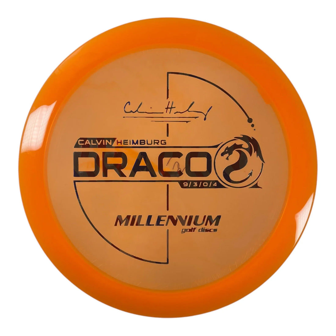 Millennium Golf Discs Draco | Quantum | Orange/USA 164g (Calvin Heimburg) Disc Golf