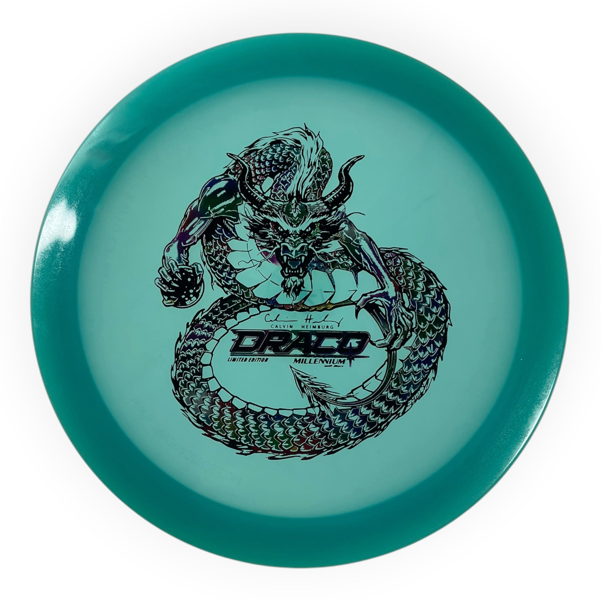 Millennium Golf Discs Draco | Quantum Proto Color Lunar | Blue/Rainbow 174g (Calvin Heimburg) Disc Golf