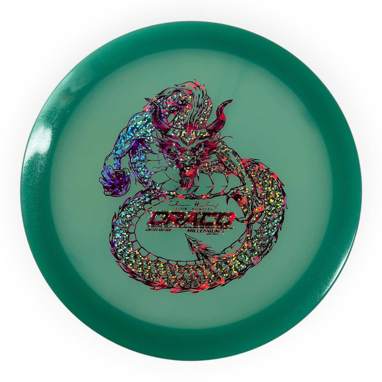 Millennium Golf Discs Draco | Quantum Proto Color Lunar | Blue/Sparkle 174g (Calvin Heimburg) Disc Golf