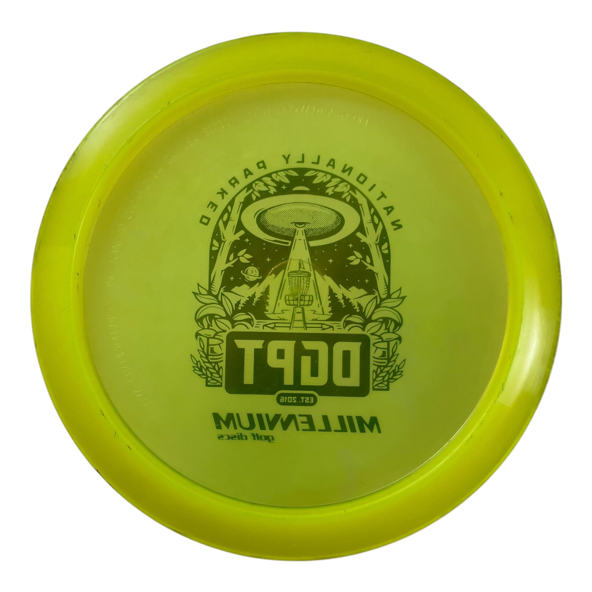 Millennium Golf Discs Draco - Used Fair | Quantum | Yellow/Blue 175g (DGPT 1.3) Disc Golf