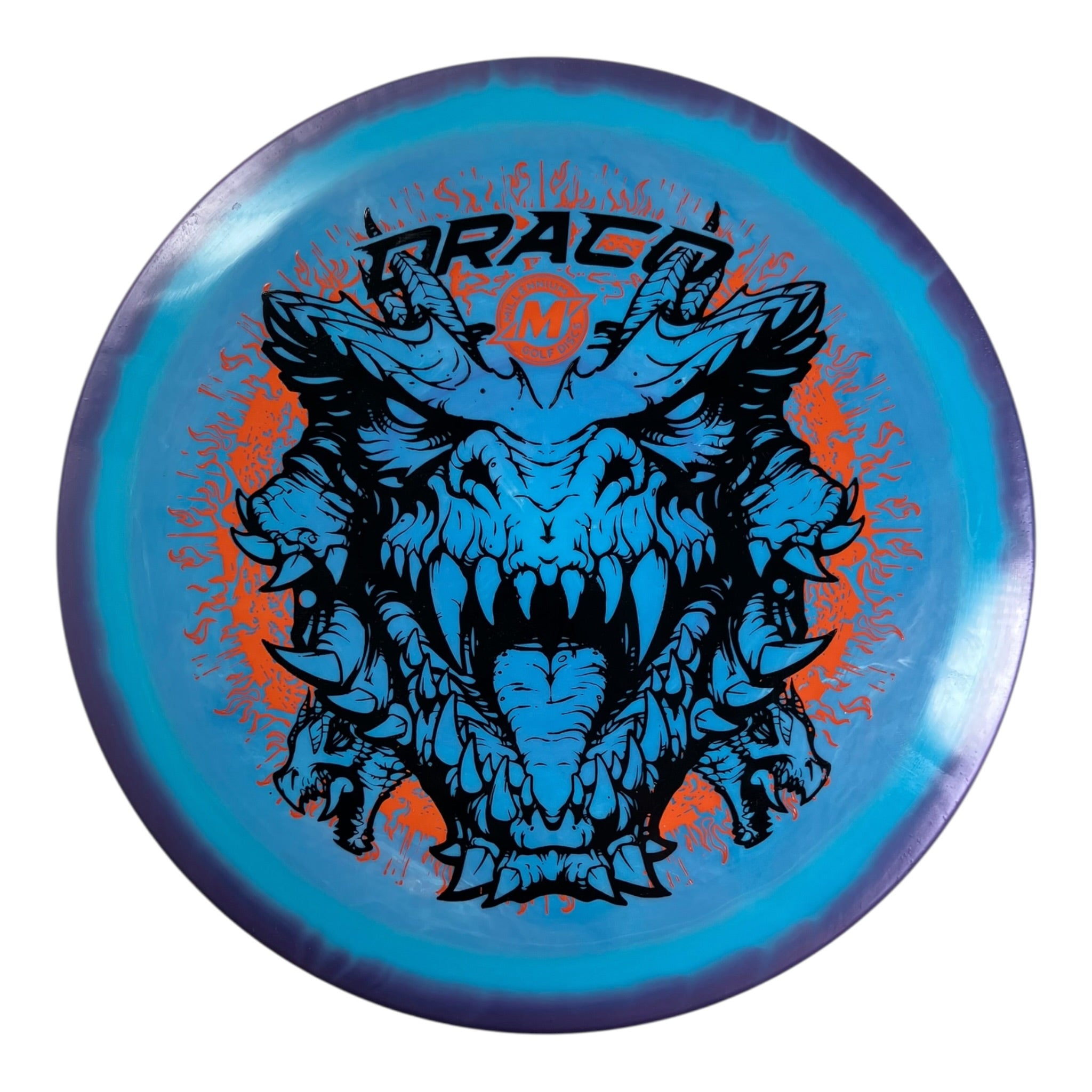 Millennium Golf Discs Draco - Used Like New | Sirius Helio | Blue/Purple 171g (Calvin Heimburg) Disc Golf