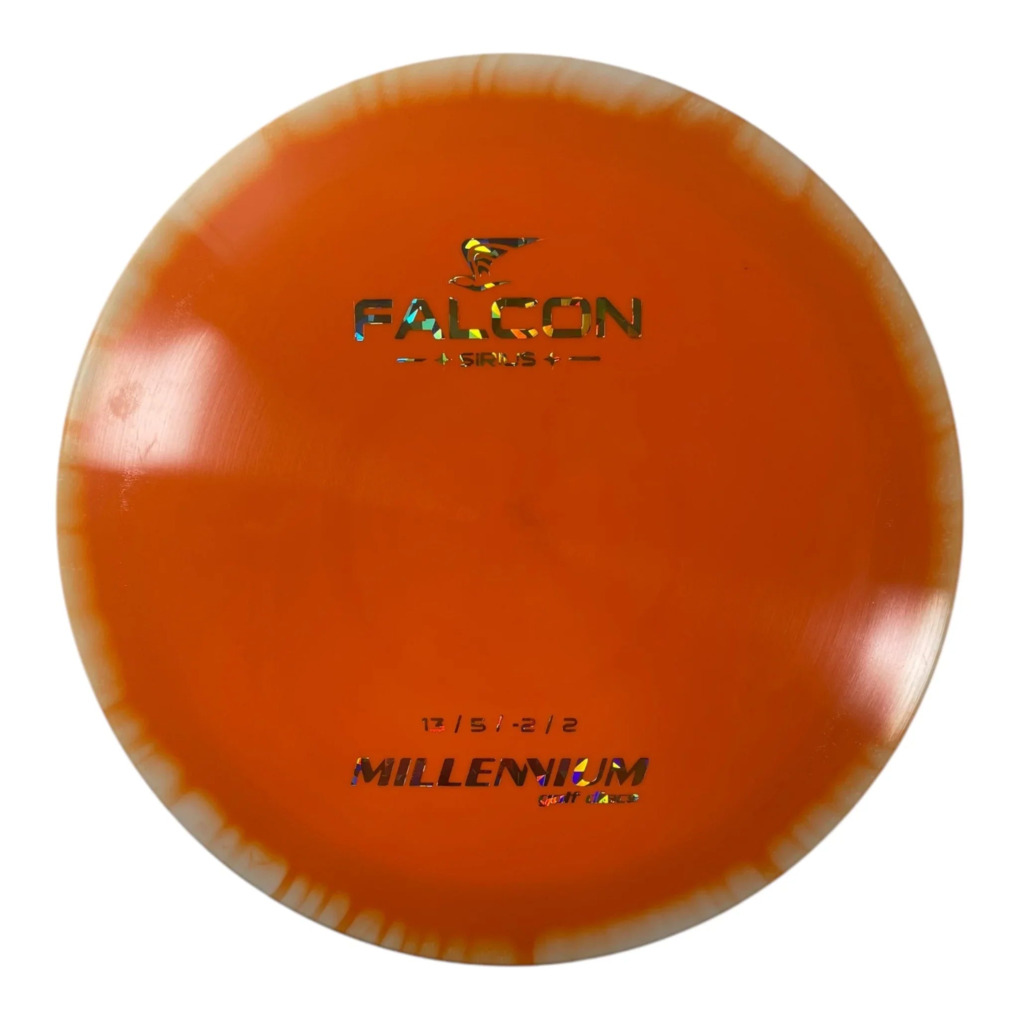 Millennium Golf Discs Falcon | Sirius Helio | Orange/Gold Holo 171g Disc Golf