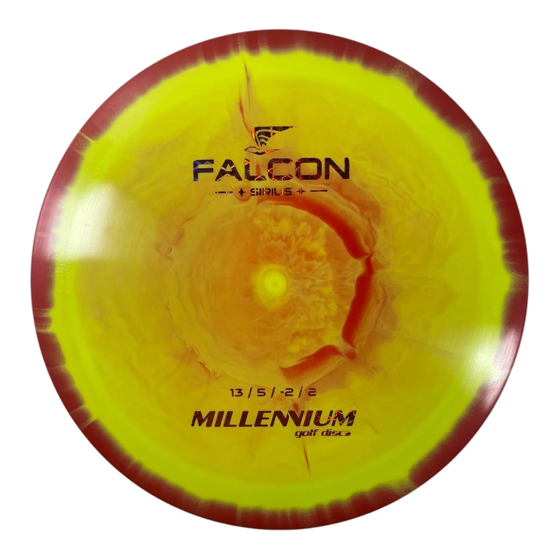 Millennium Golf Discs Falcon | Sirius Helio | Yellow/Pink Holo 171g Disc Golf