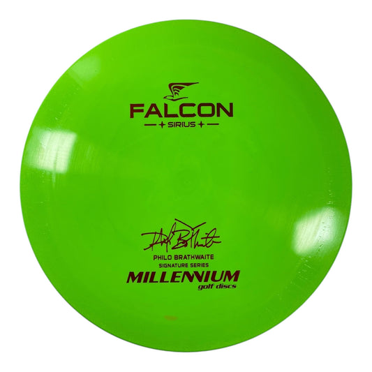 Millennium Golf Discs Falcon | Sirius | Green/Red 168g (Philo Brathwaite) Disc Golf