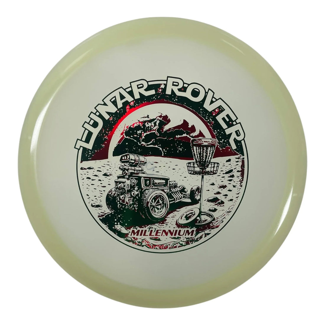 Millennium Golf Discs Mars Rover | Quantum Lunar | Glow/Green 175g Disc Golf