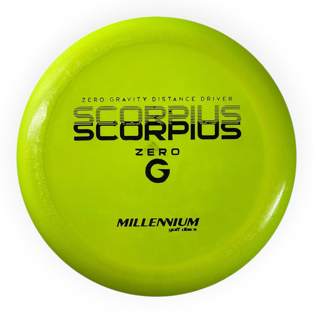 Millennium Golf Discs Scorpius | Quantum Zero-G | Yellow/Purple 157g Disc Golf