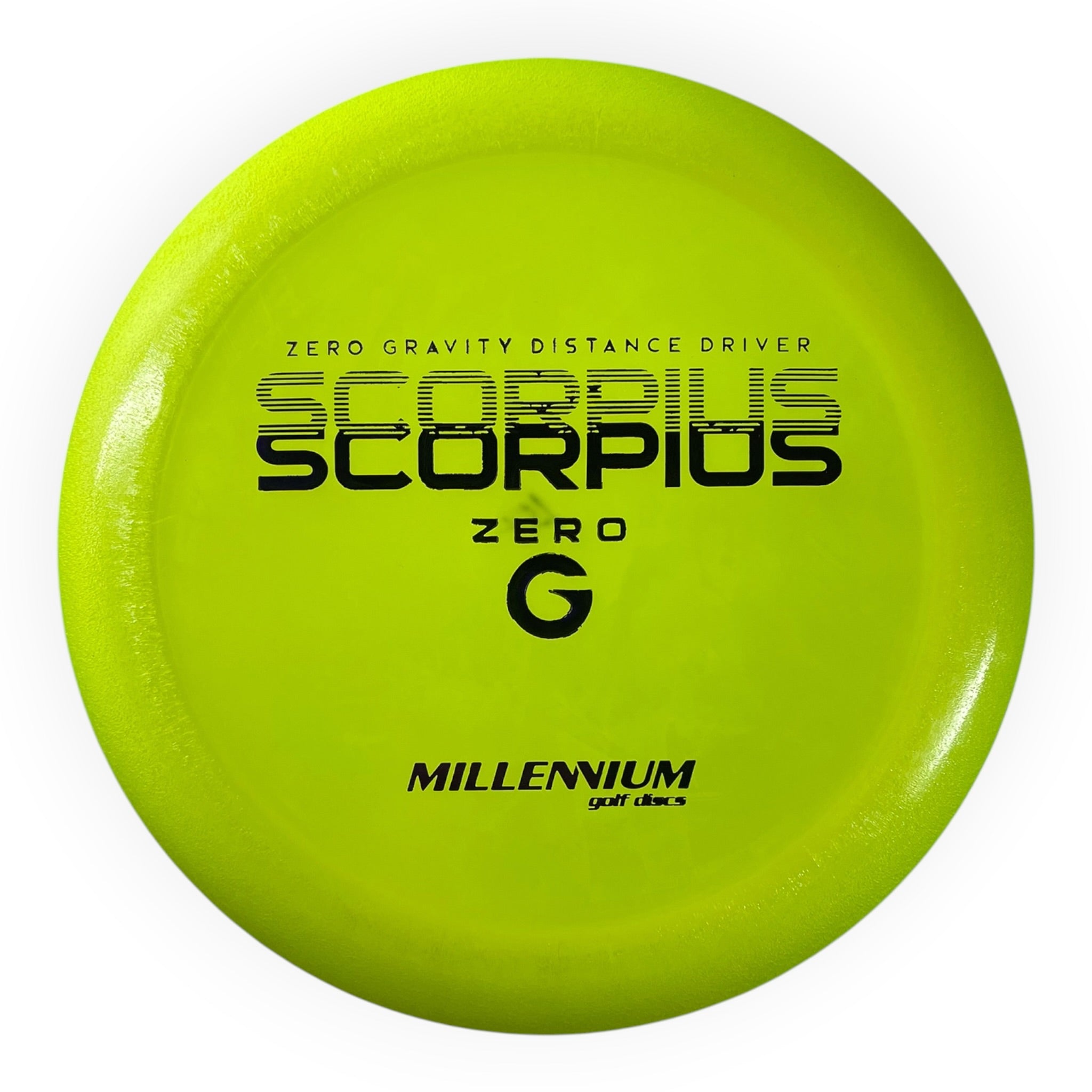 Millennium Golf Discs Scorpius | Quantum Zero-G | Yellow/Purple 157g Disc Golf