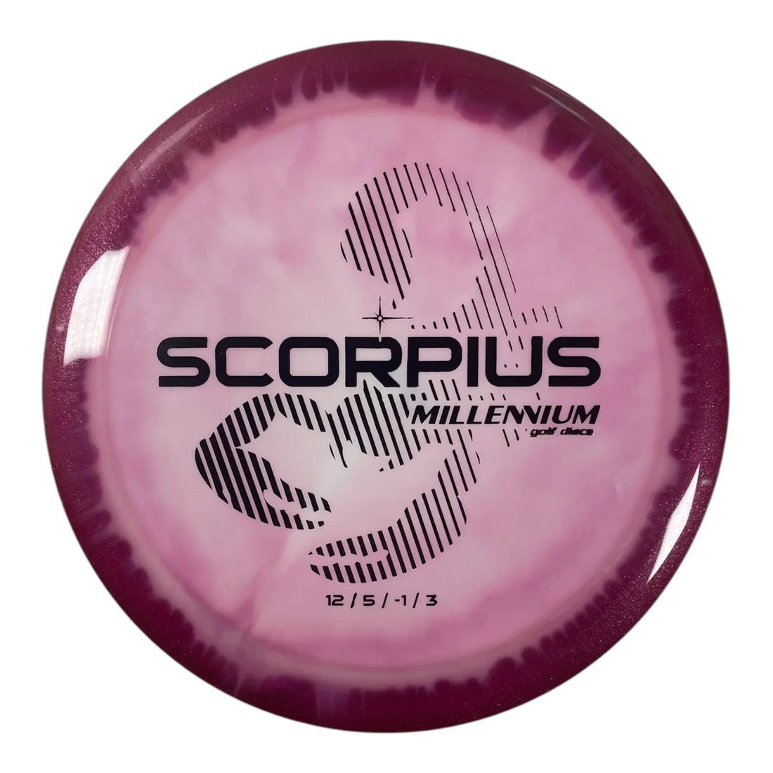 Millennium Golf Discs Scorpius | Sirius Helio | Pink/Black 173g Disc Golf