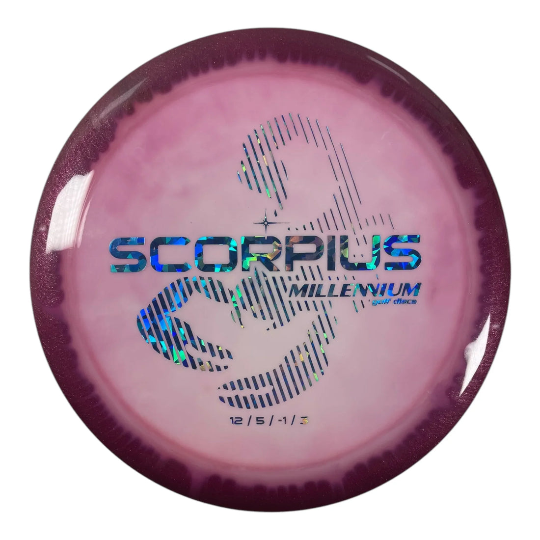 Millennium Golf Discs Scorpius | Sirius Helio | Pink/Blue Holo 174g Disc Golf