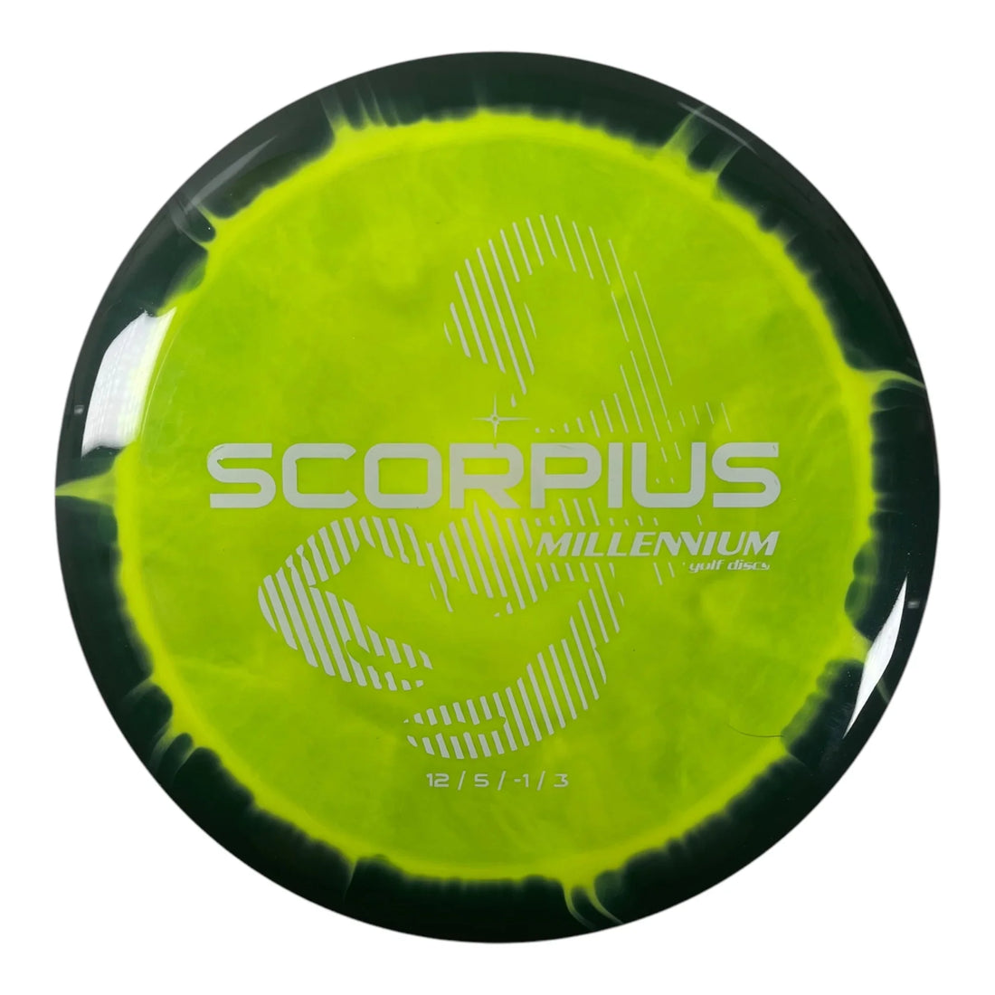 Millennium Golf Discs Scorpius | Sirius Helio | Yellow/White 168g Disc Golf