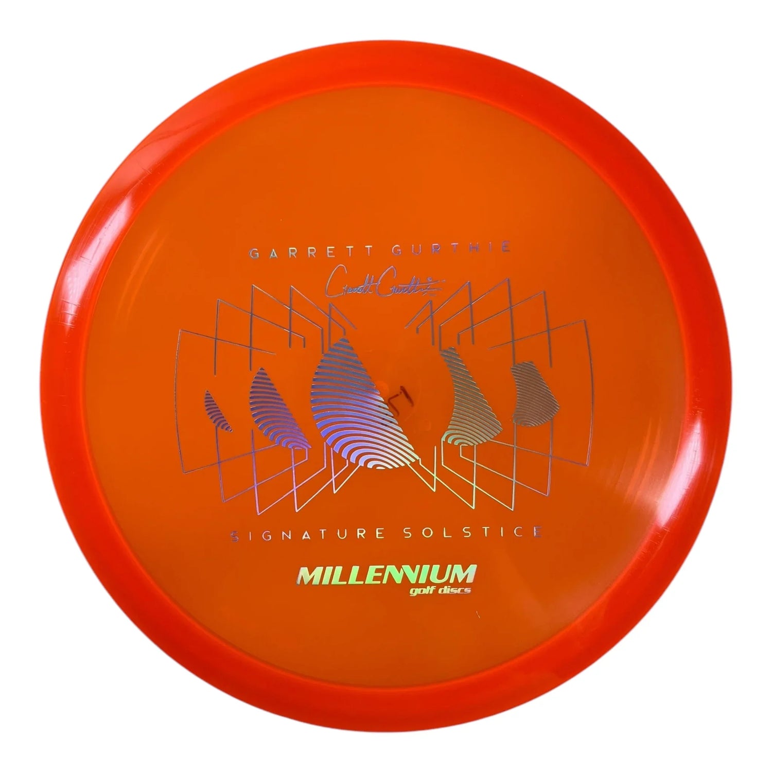 Millennium Golf Discs Solstice | Quantum | Orange/Holo 173g (Garrett Gurthie) Disc Golf