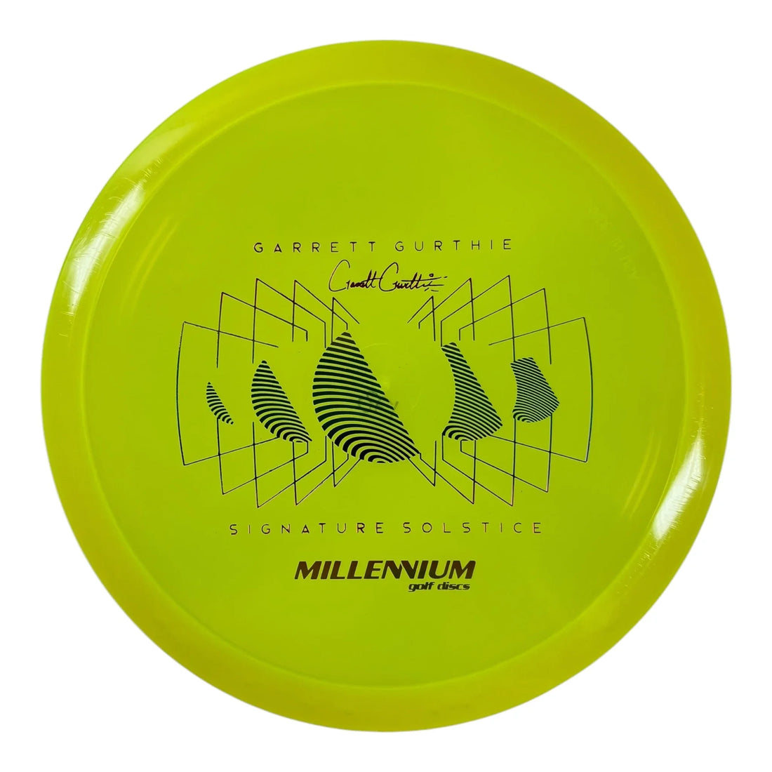 Millennium Golf Discs Solstice | Quantum | Yellow/Rainbow 173g (Garrett Gurthie) Disc Golf