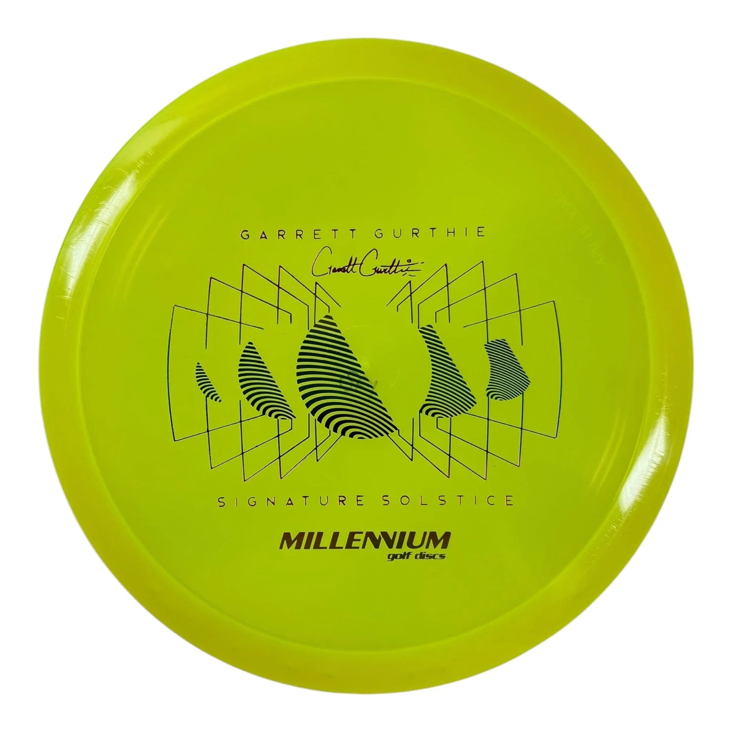 Millennium Golf Discs Solstice | Quantum | Yellow/Rainbow 173g (Garrett Gurthie) Disc Golf