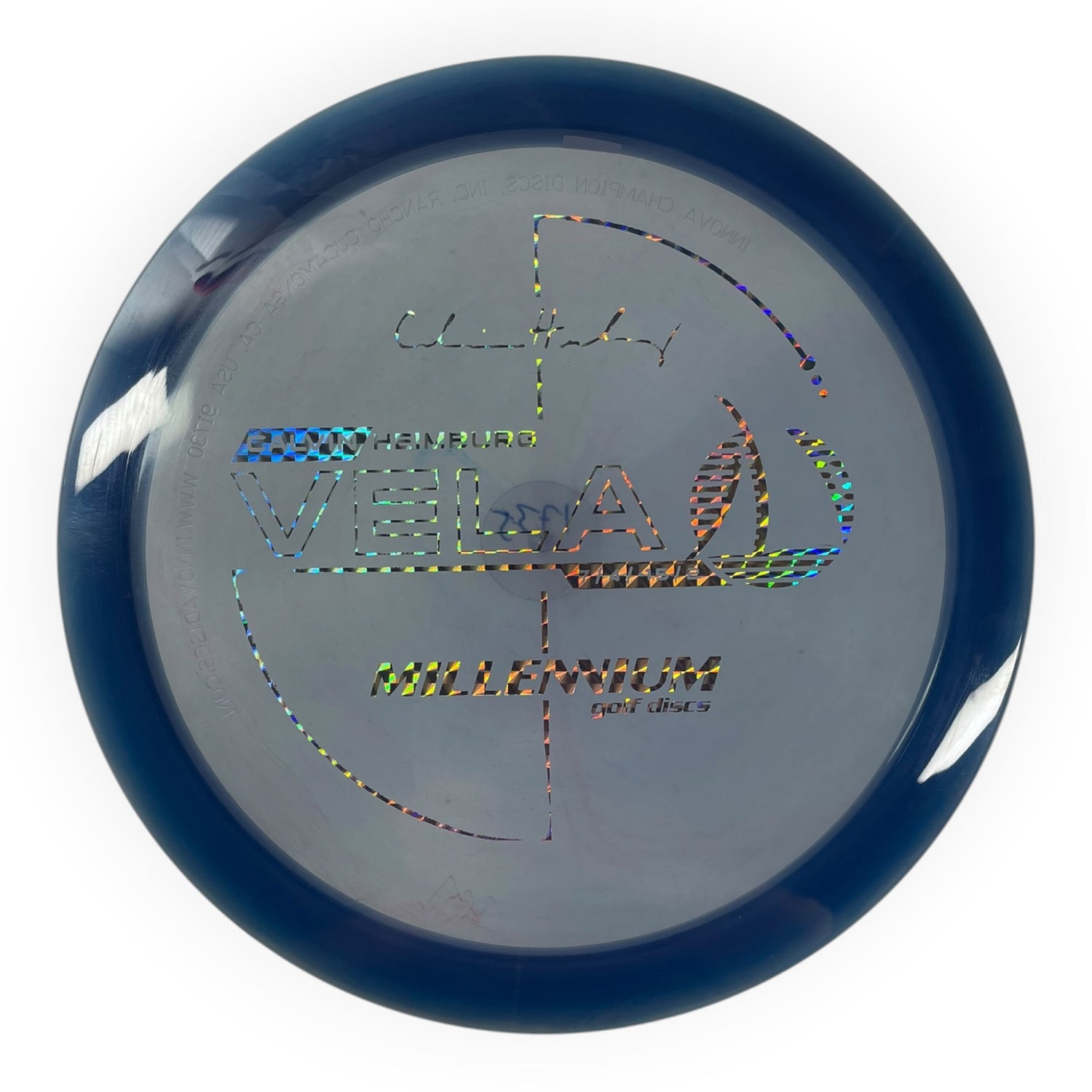 Millennium Golf Discs Vela | Quantum | Blue/Holo 174g (Calvin Heimburg) Disc Golf