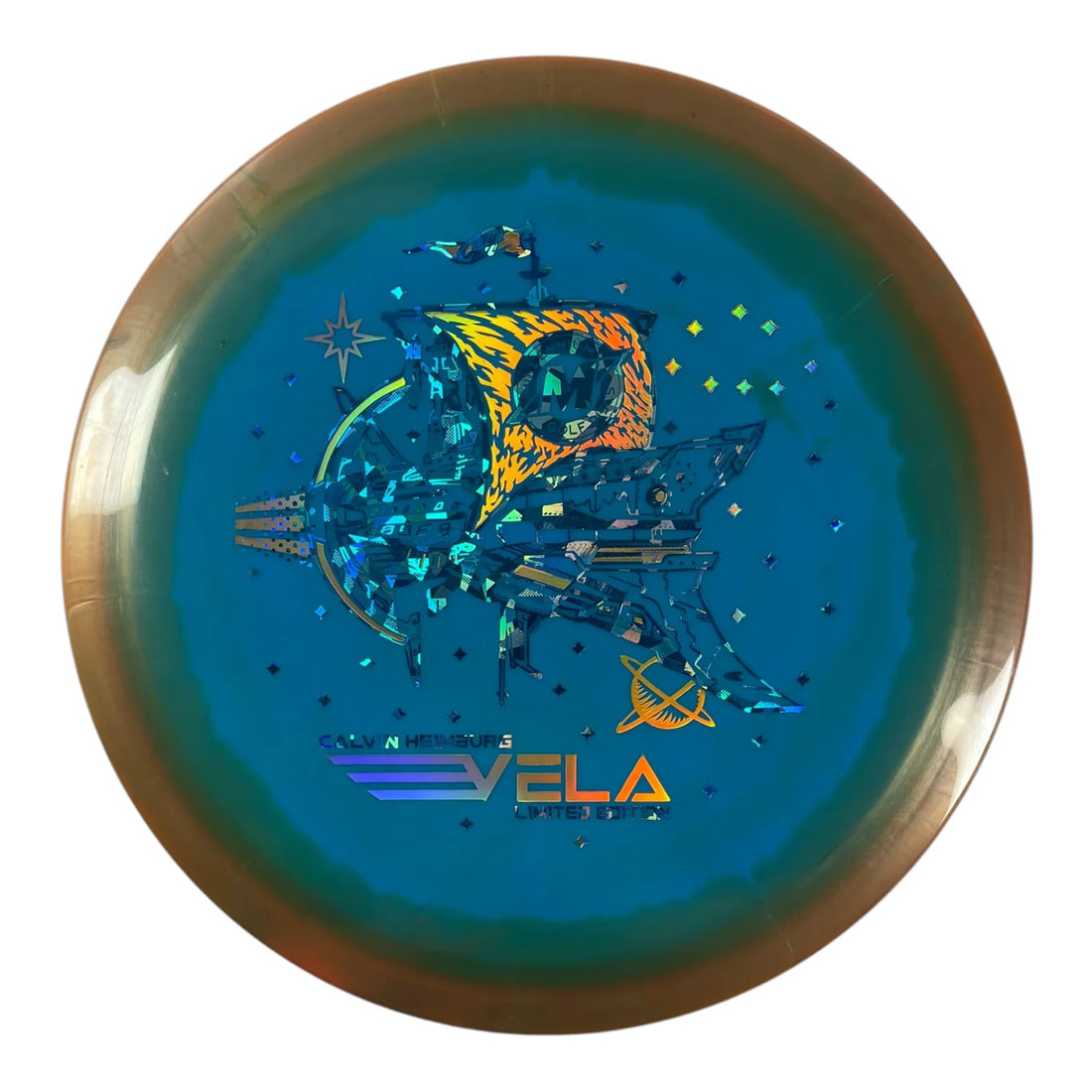 Millennium Golf Discs Vela | Sirius Helio | Blue/Blue Holo 162g (Calvin Heimburg) Disc Golf