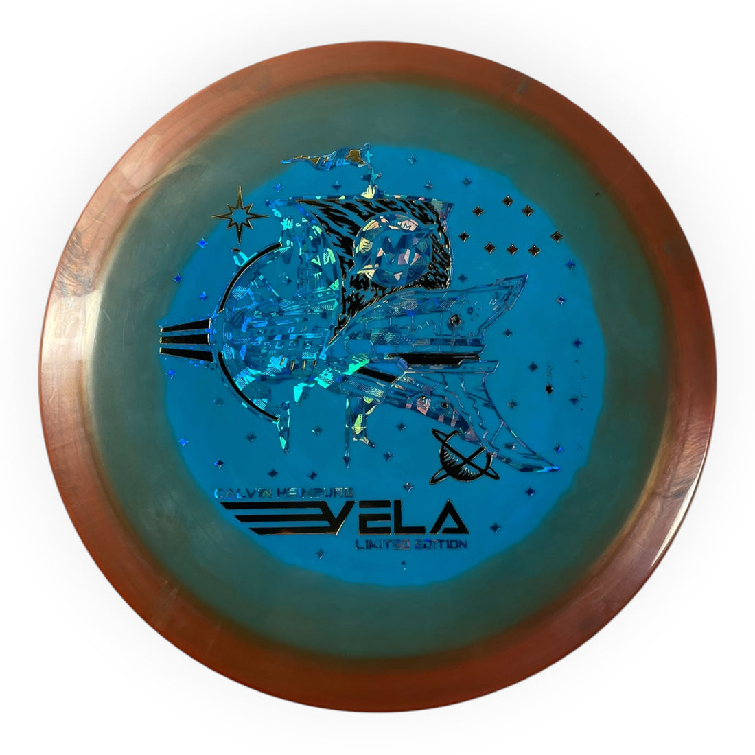 Millennium Golf Discs Vela | Sirius Helio | Blue/Blue/Gold 161g (Calvin Heimburg) Disc Golf