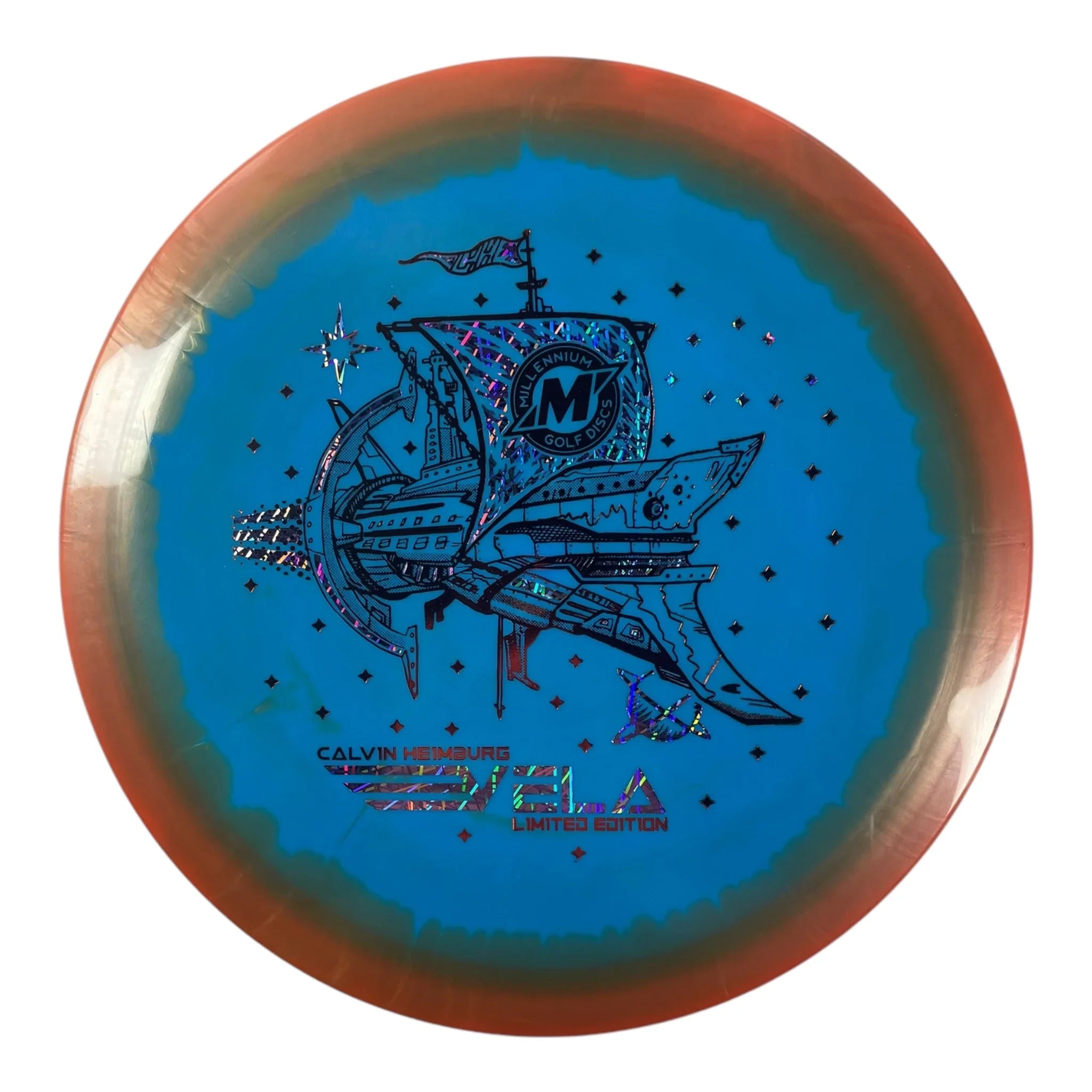 Millennium Golf Discs Vela | Sirius Helio | Blue/Orange 165g (Calvin Heimburg) Disc Golf