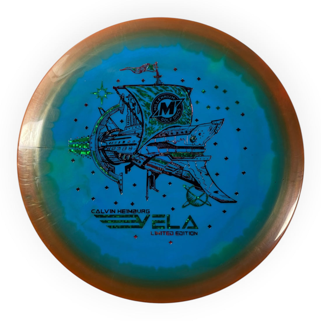 Millennium Golf Discs Vela | Sirius Helio | Blue/Red/Green 165g (Calvin Heimburg) Disc Golf