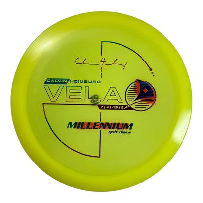 Millennium Golf Discs Vela - Used Fair | Sirius | Yellow/Rainbow 169g (Calvin Heimburg) Disc Golf
