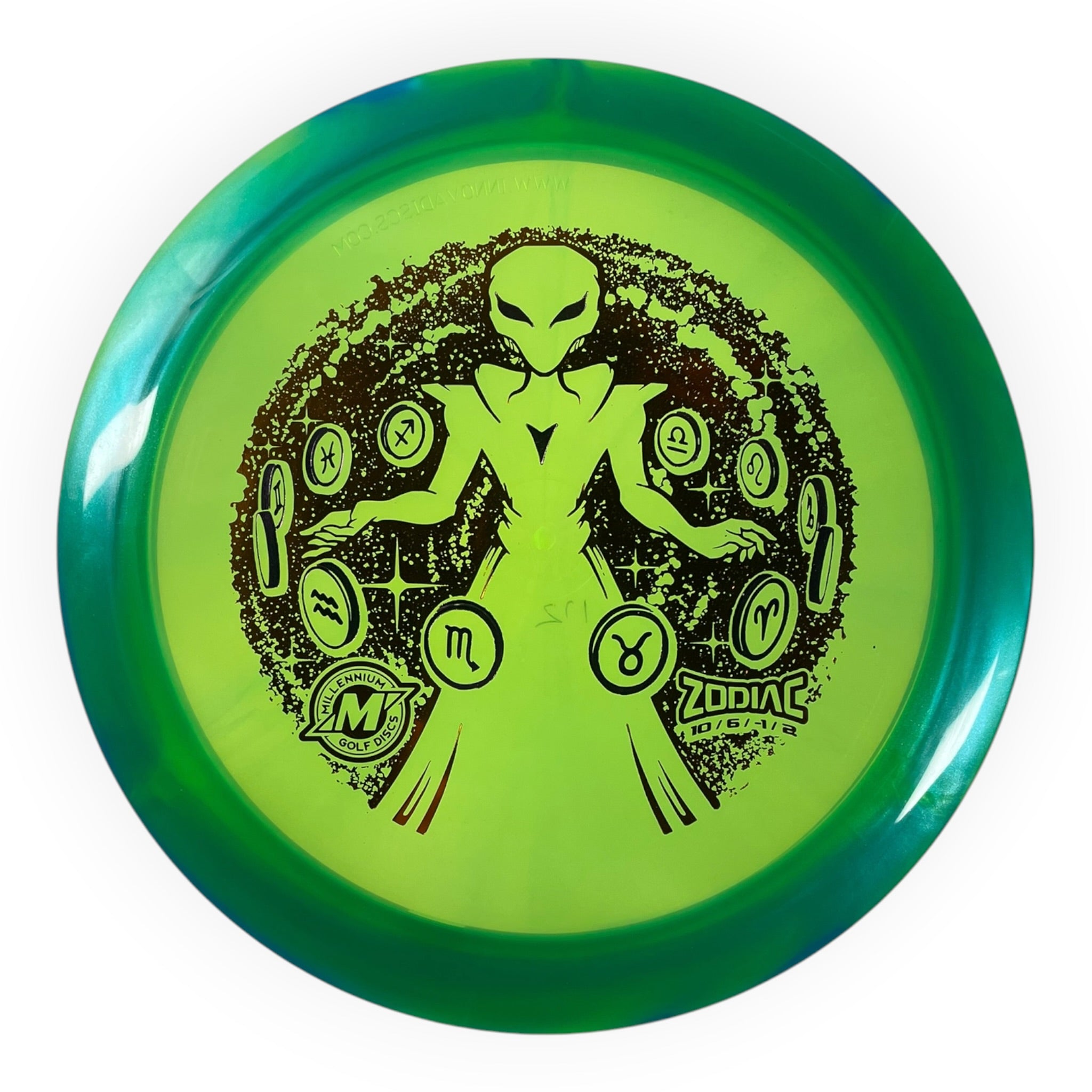 Millennium Golf Discs Zodiac | Quantum Helio | Green/Bronze 172g Disc Golf