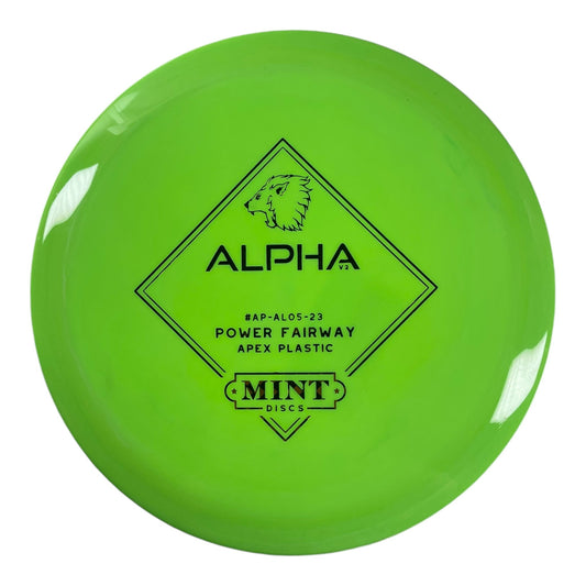 Mint Discs Alpha | Apex | Green/Checkers 175g Disc Golf