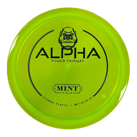 Mint Discs Alpha | Eternal | Green/Green 167g Disc Golf