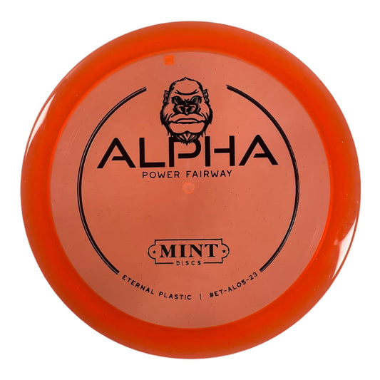 Mint Discs Alpha | Eternal | Orange/Green 165g Disc Golf