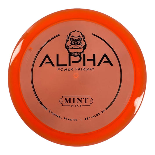 Mint Discs Alpha | Eternal | Orange/Red 169g Disc Golf