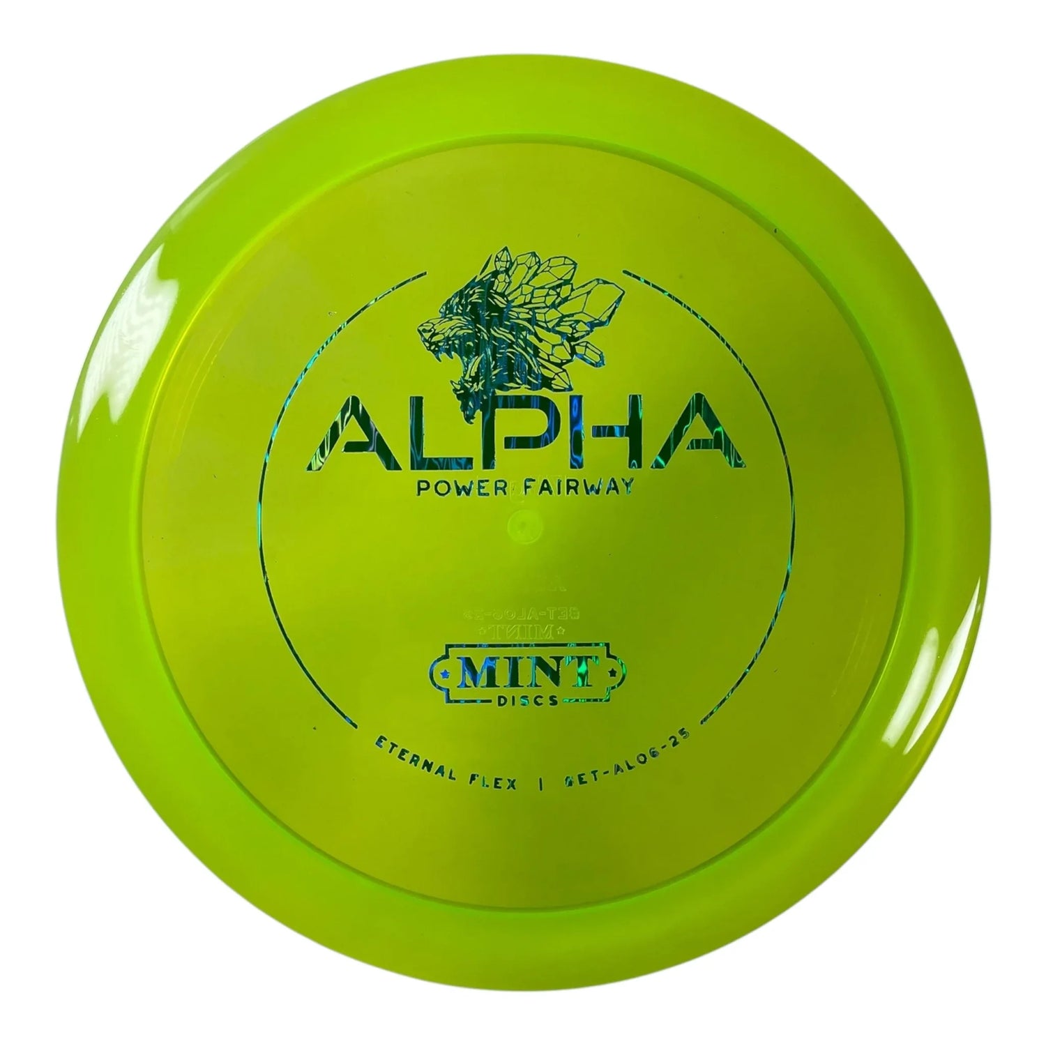 Mint Discs Alpha | Eternal Flex | Yellow/Blue Holo 175g Disc Golf