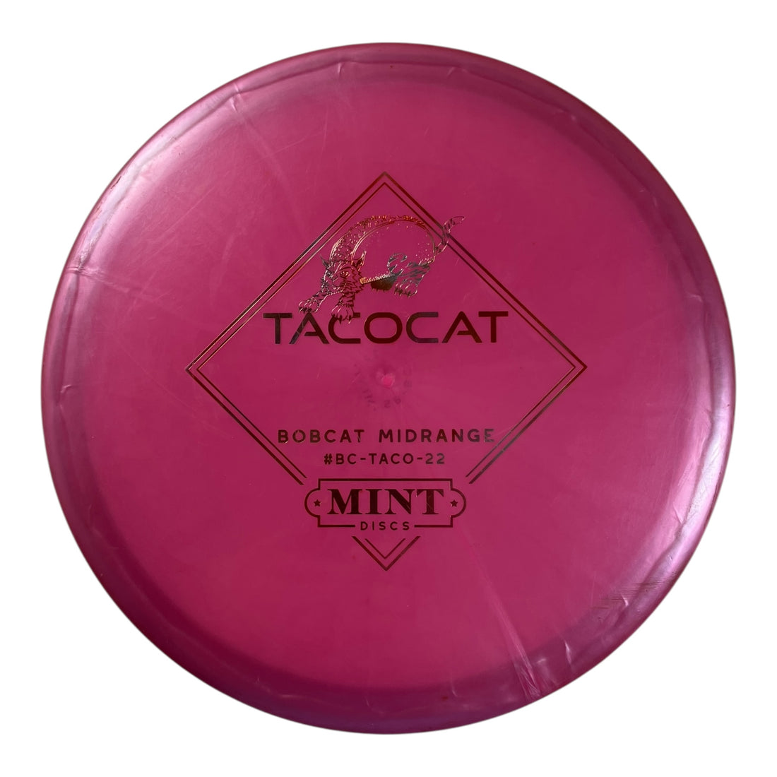 Mint Discs Bobcat - Used Fair | Sublime | Purple/Bronze 175g (Tacocat Edition) Disc Golf