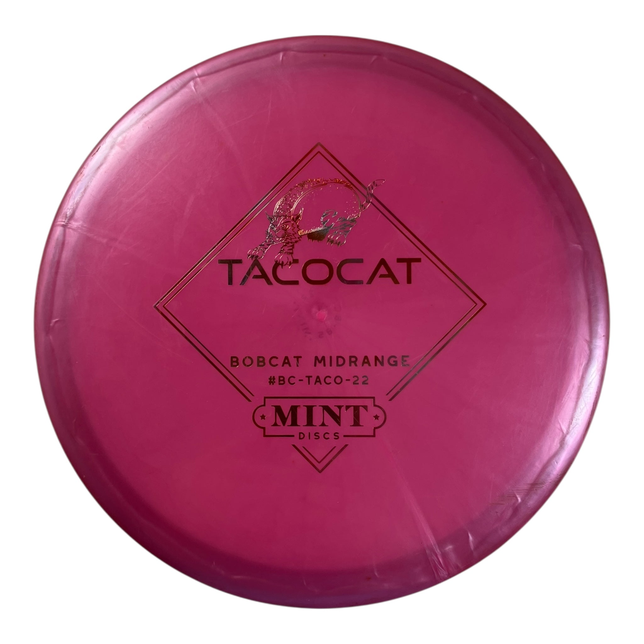 Mint Discs Bobcat - Used Fair | Sublime | Purple/Bronze 175g (Tacocat Edition) Disc Golf
