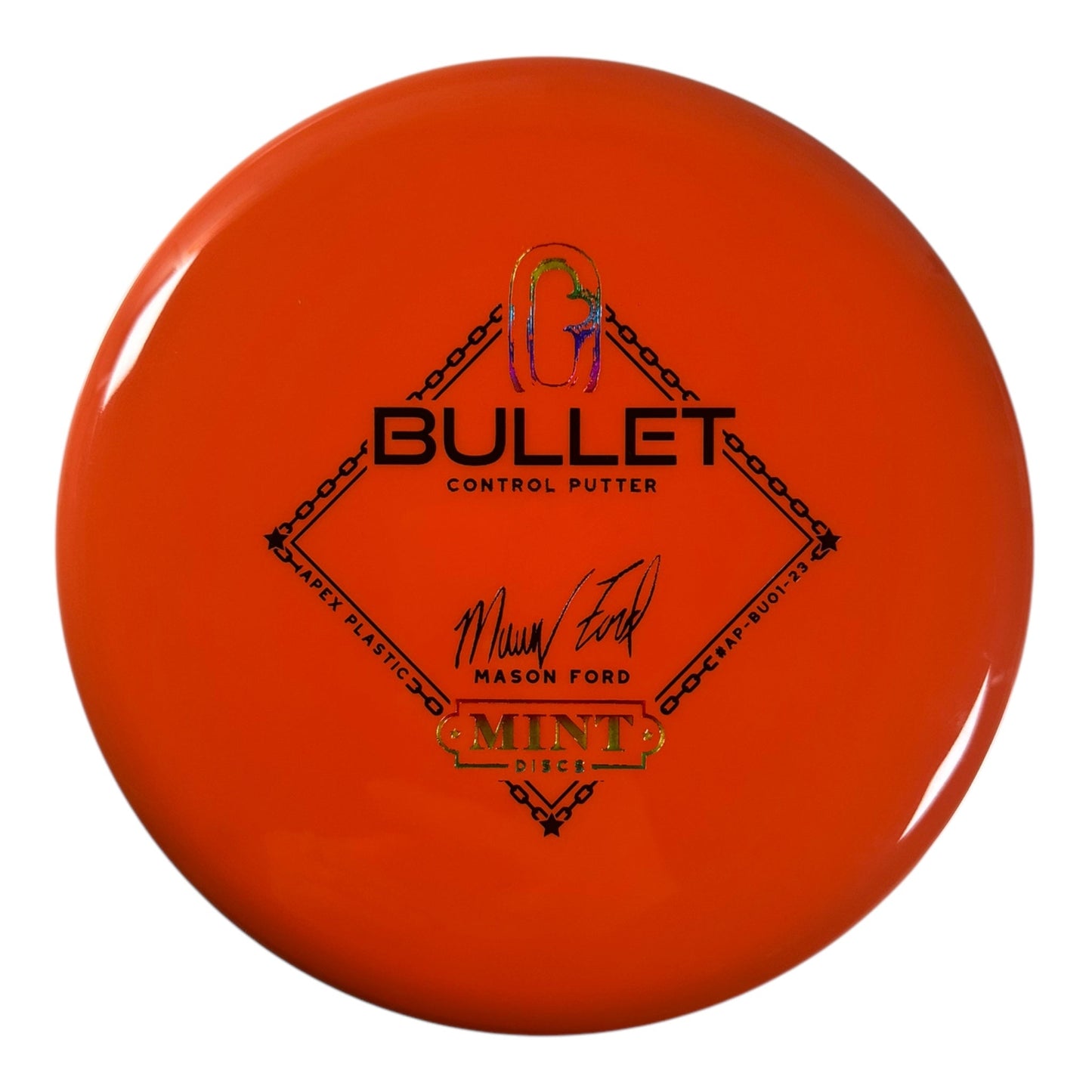 Mint Discs Bullet | Apex | Orange/Rainbow 174g (Mason Ford) Disc Golf