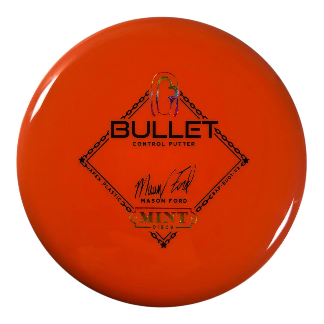 Mint Discs Bullet | Apex | Orange/Rainbow 174g (Mason Ford) Disc Golf