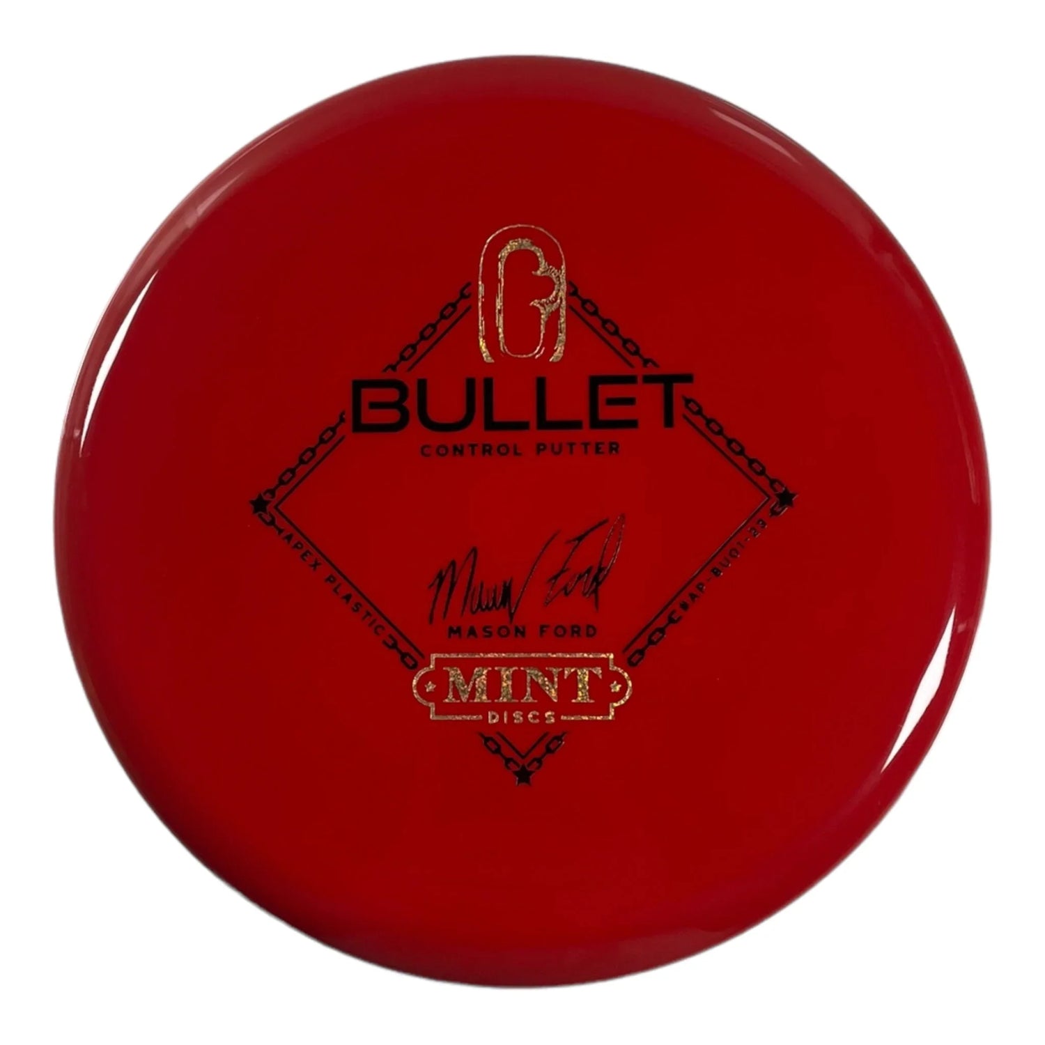 Mint Discs Bullet | Apex | Red/Gold 168g (Mason Ford) Disc Golf