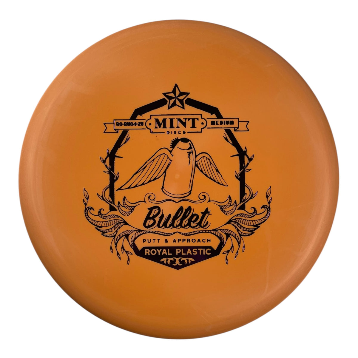 Mint Discs Bullet | Medium Royal | Orange/Purple 175g Disc Golf